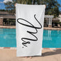 Mr. and Mrs. Beach Towels | Wedding