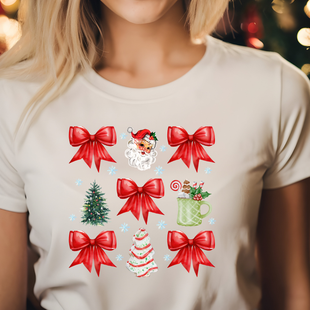 Christmas Coquette Red Bow