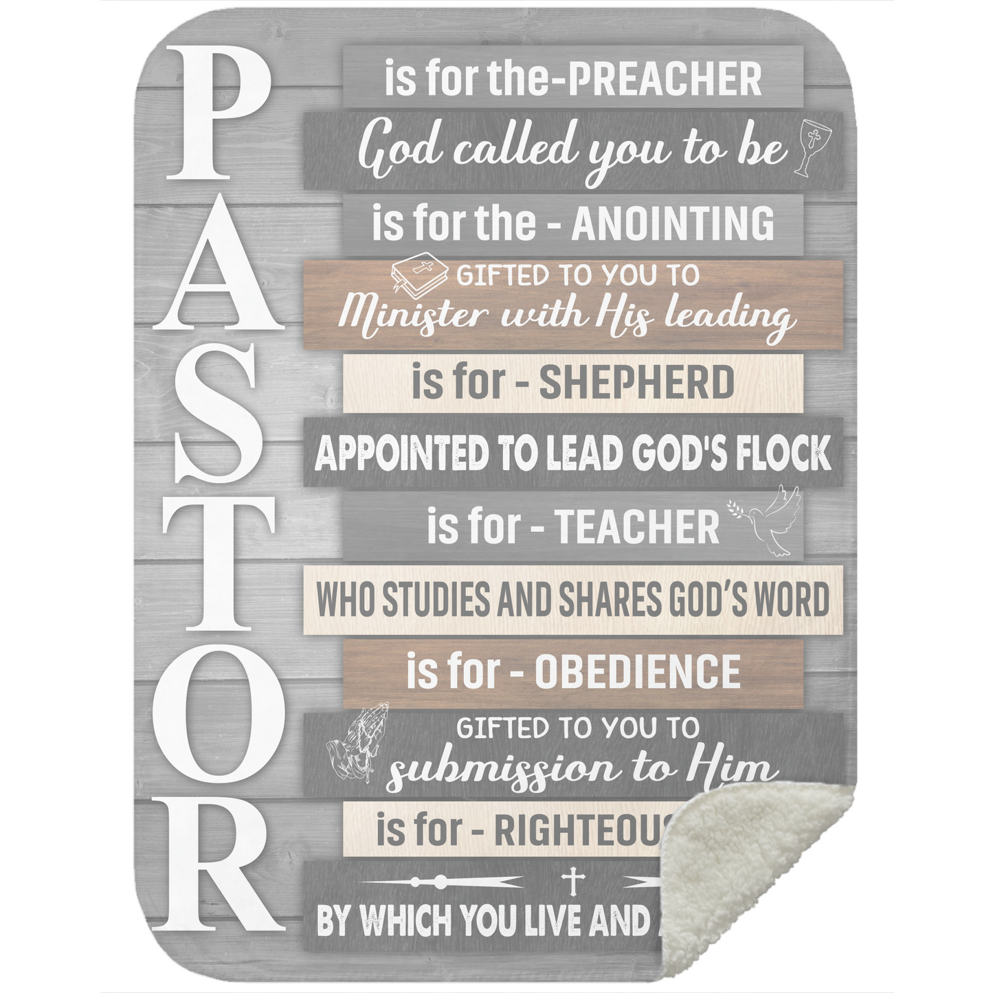Pastor | For the Preacher Blanket