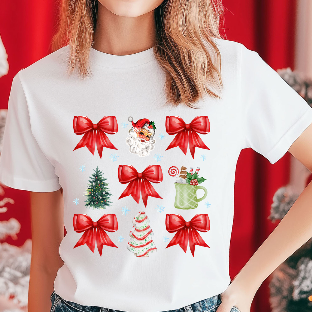 Christmas Coquette Red Bow