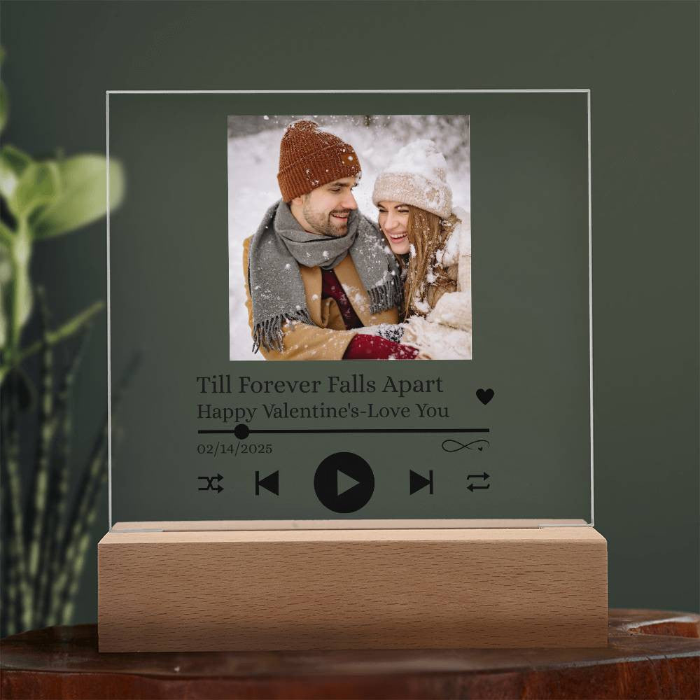 Personalized Music Acrylic Square Plaque