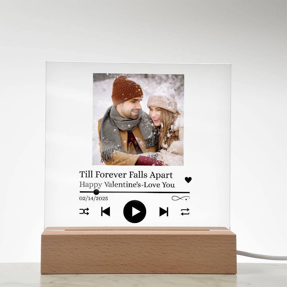 Personalized Music Acrylic Square Plaque