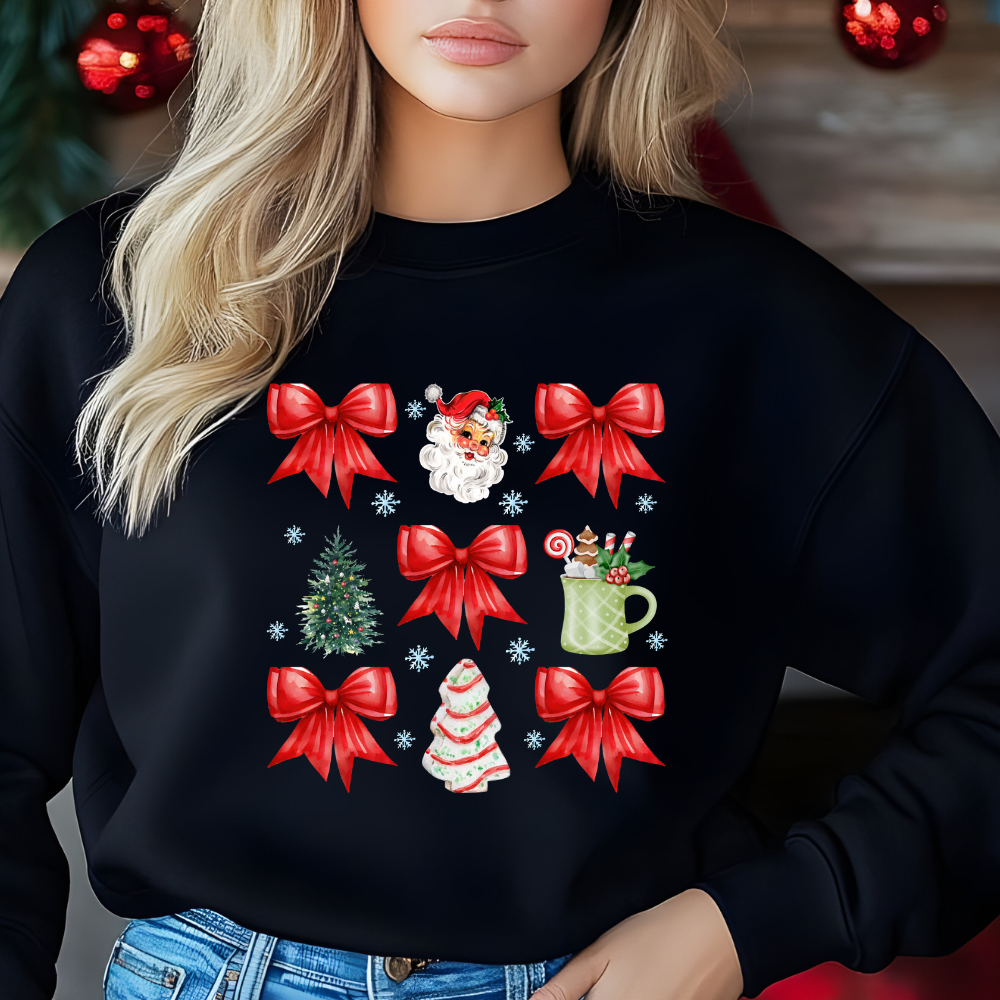 Christmas Coquette Red Bow