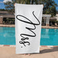 Mr. and Mrs. Beach Towels | Wedding