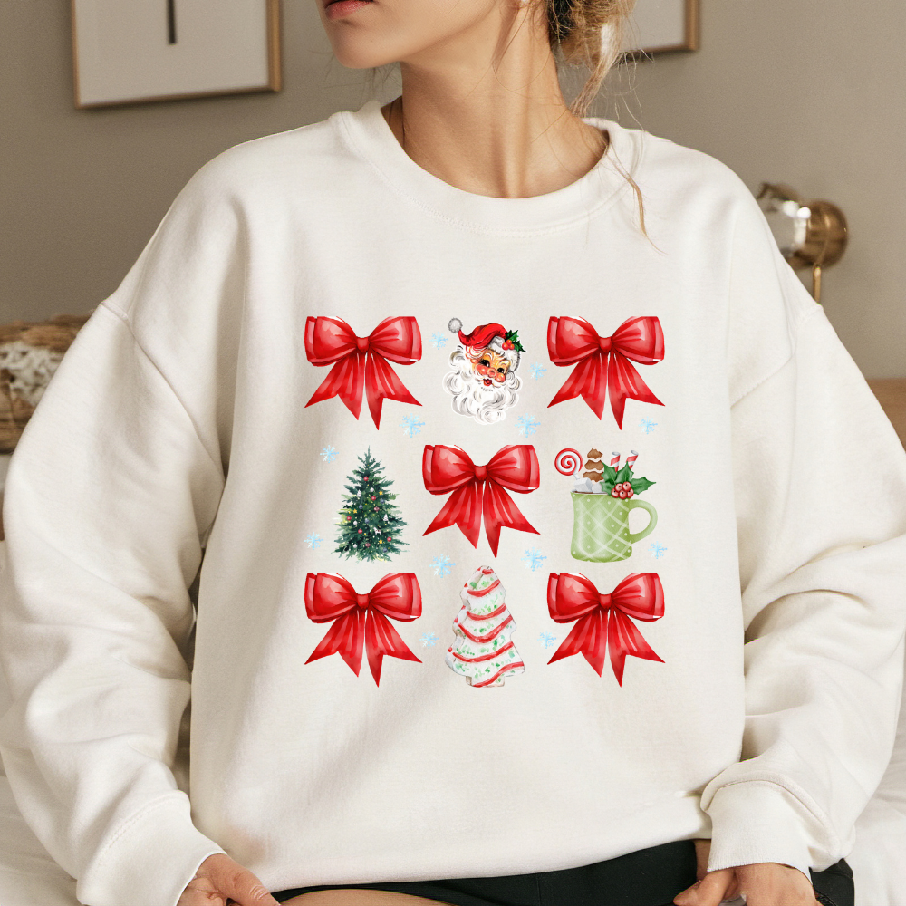 Christmas Coquette Red Bow