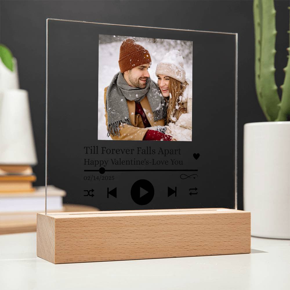 Personalized Music Acrylic Square Plaque