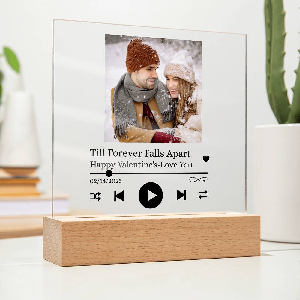 Personalized Music Acrylic Square Plaque