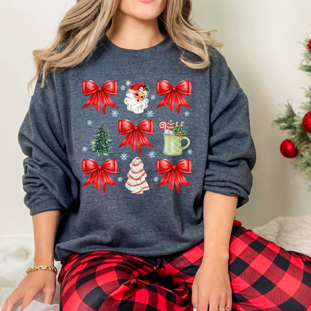 Christmas Coquette Red Bow