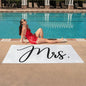 Mr. and Mrs. Beach Towels | Wedding