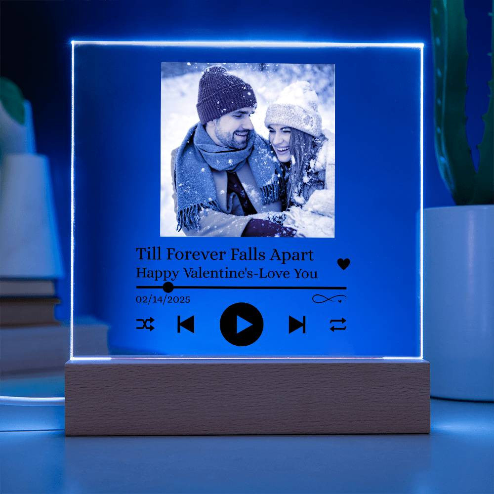Personalized Music Acrylic Square Plaque