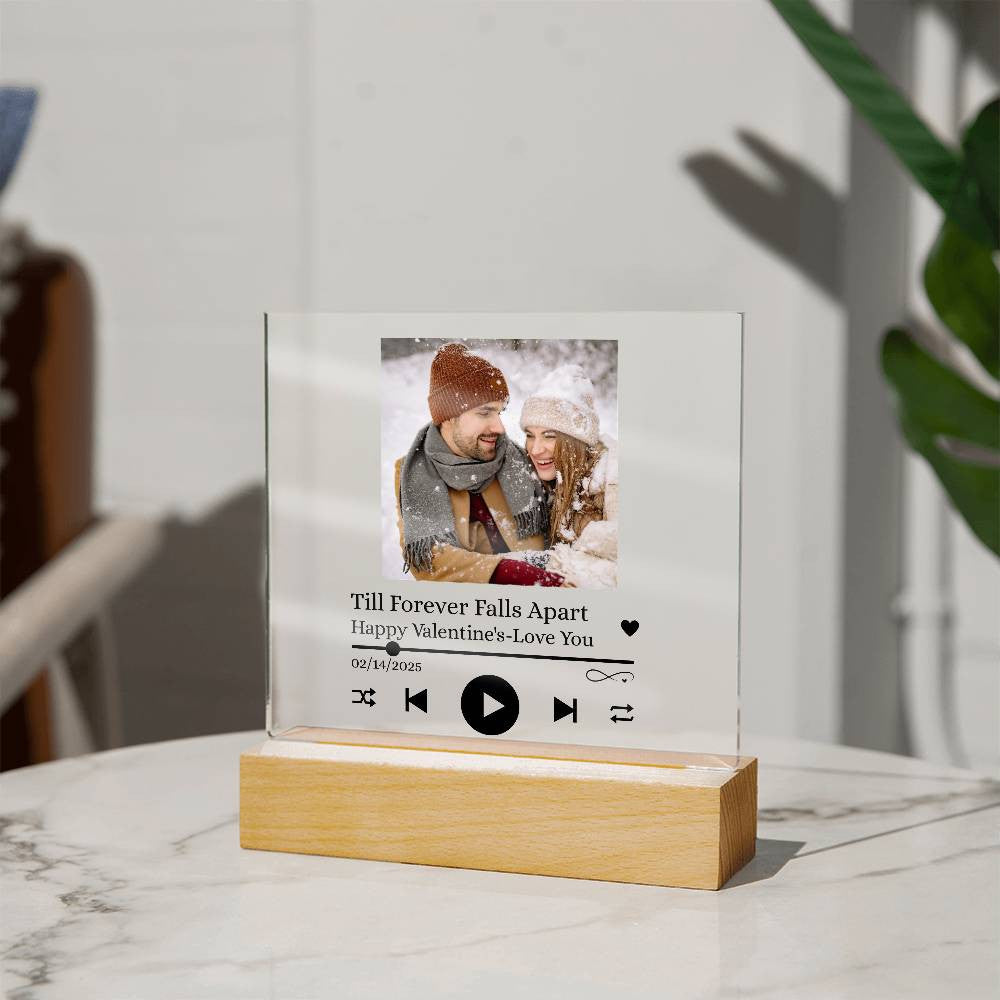 Personalized Music Acrylic Square Plaque