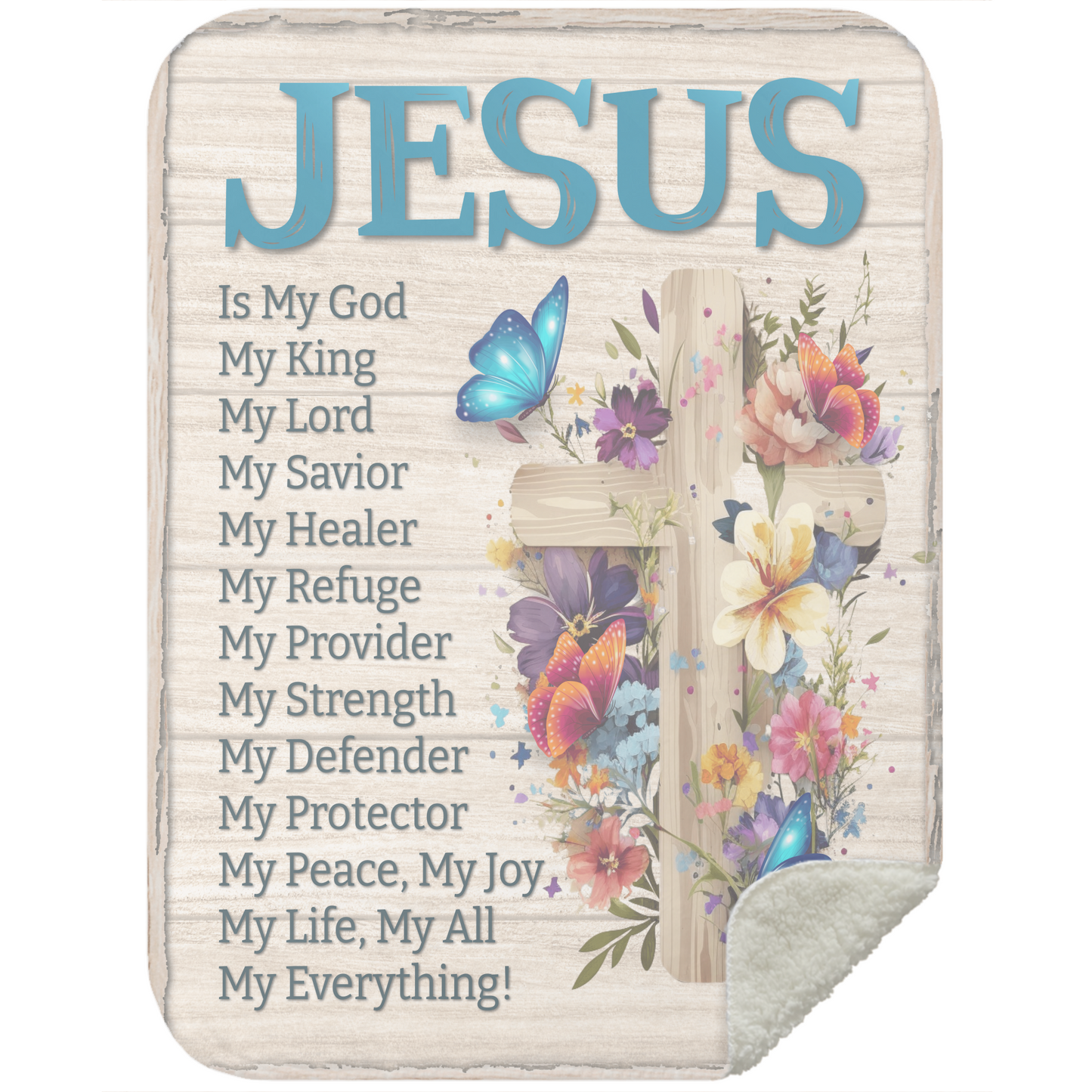 Jesus Is My God Blanket