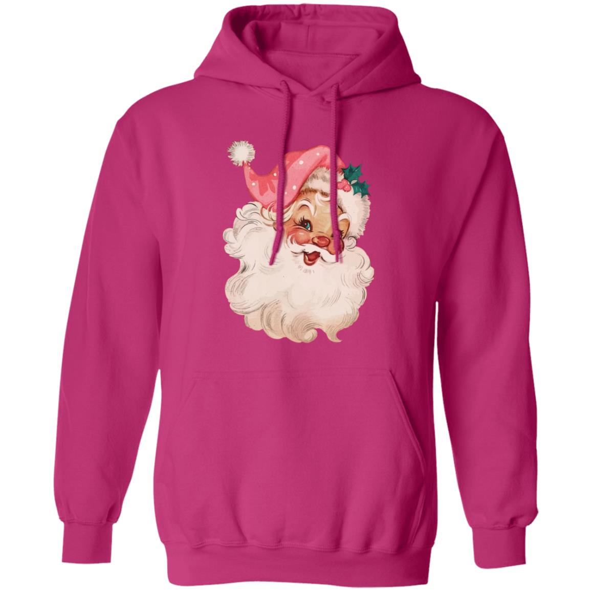 Pink Santa Retro Christmas