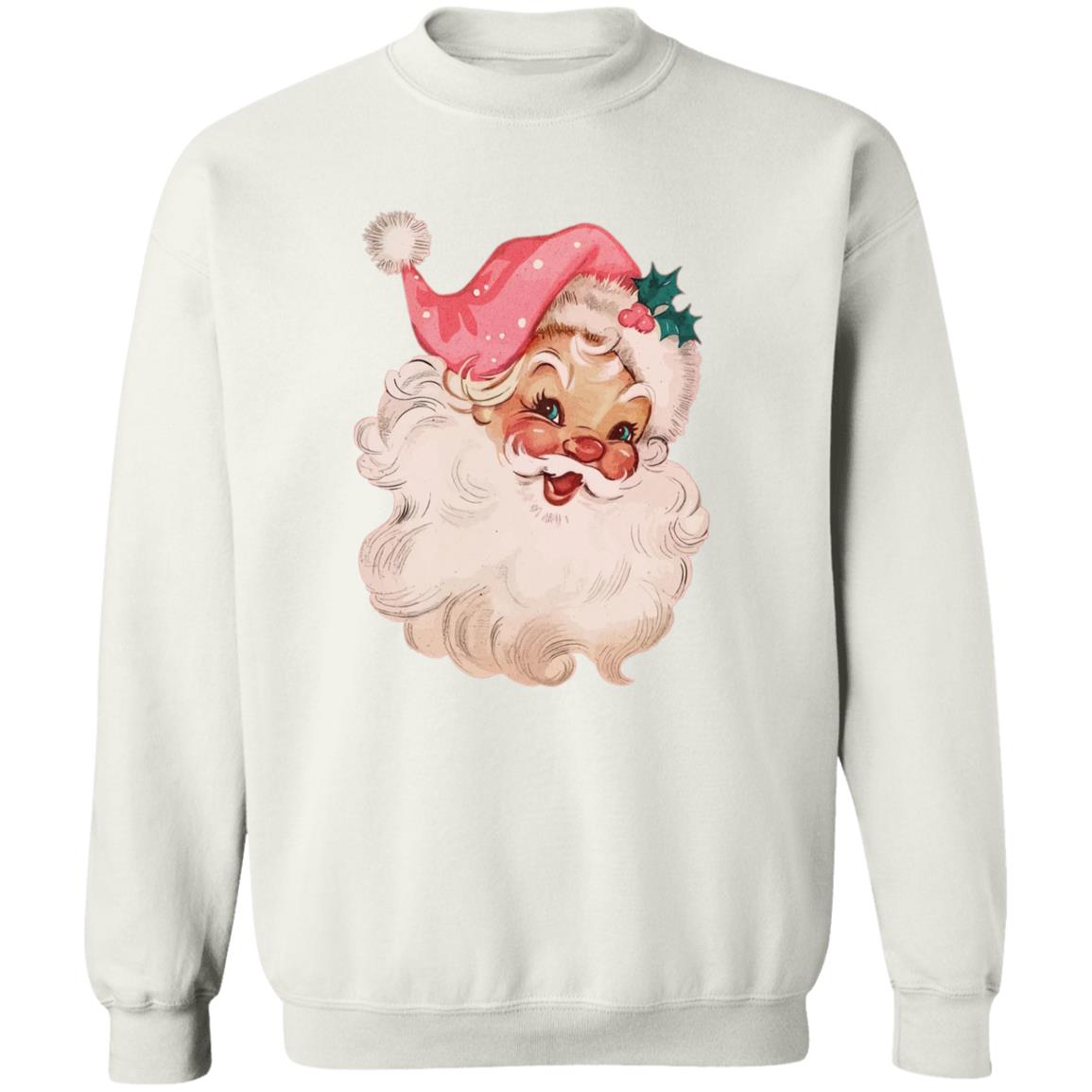 Pink Santa Retro Christmas