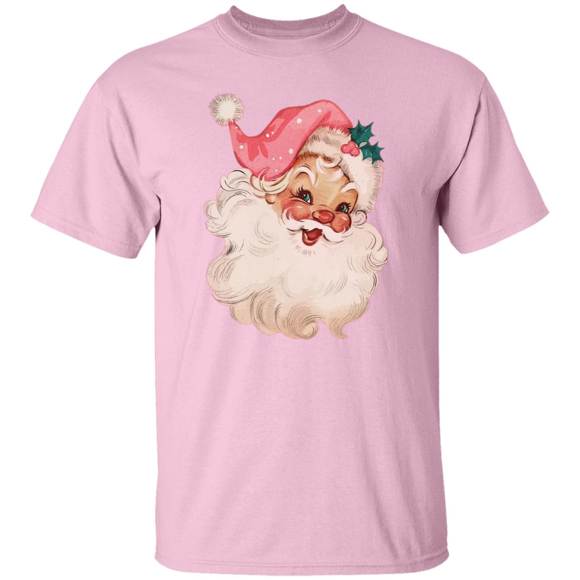 Pink Santa Retro Christmas