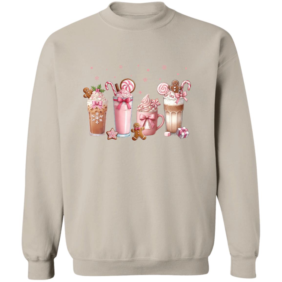 Christmas Coffee Pink Coquette Bow