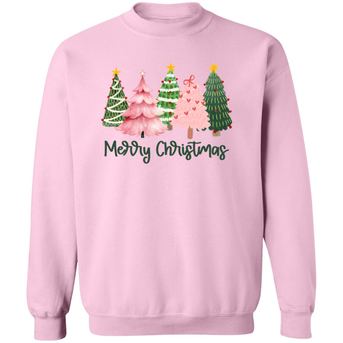 Merry Christmas Trees Pink Christmas