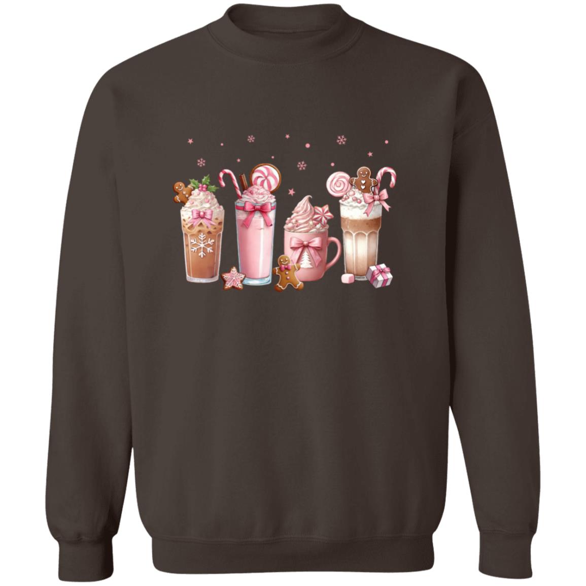 Christmas Coffee Pink Coquette Bow
