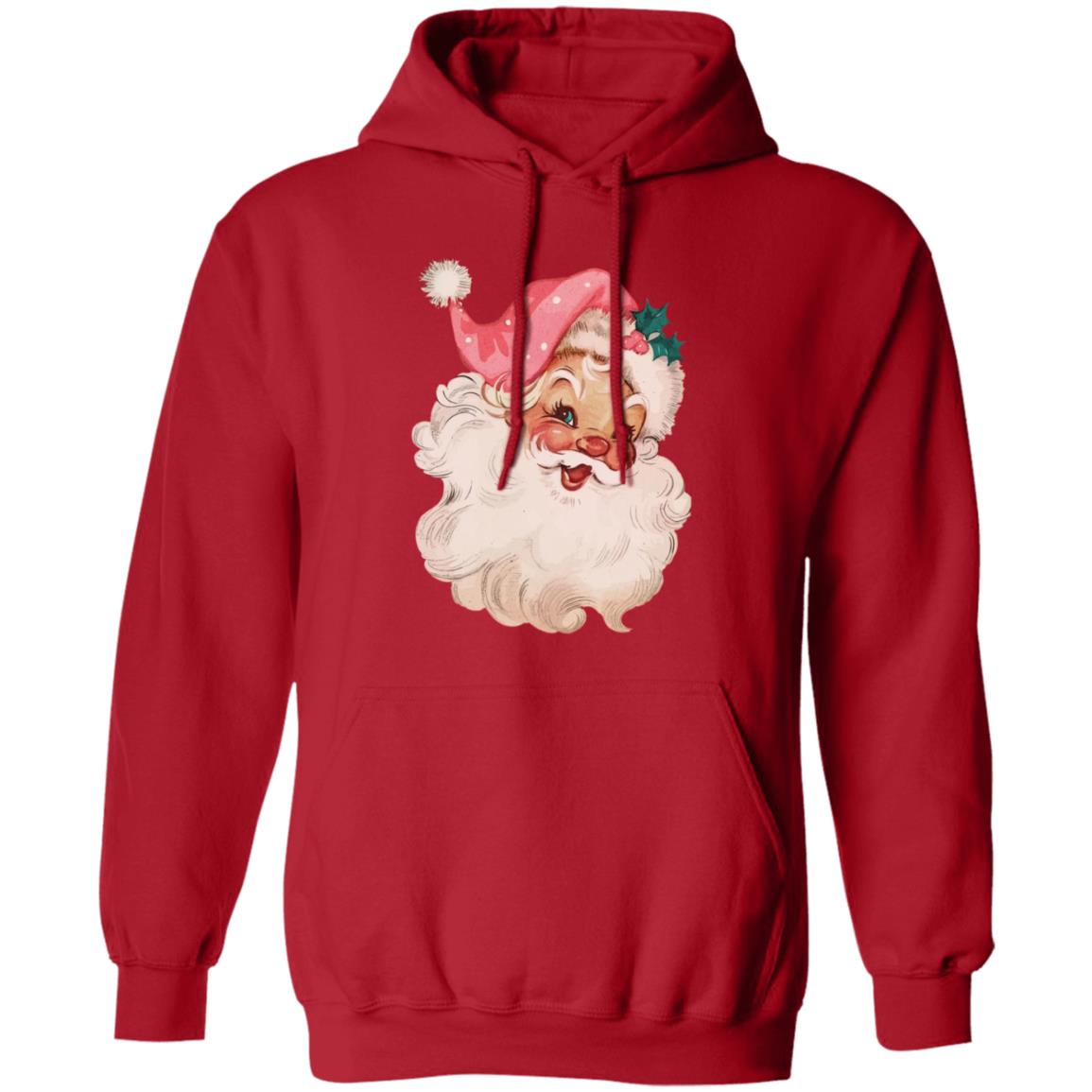 Pink Santa Retro Christmas