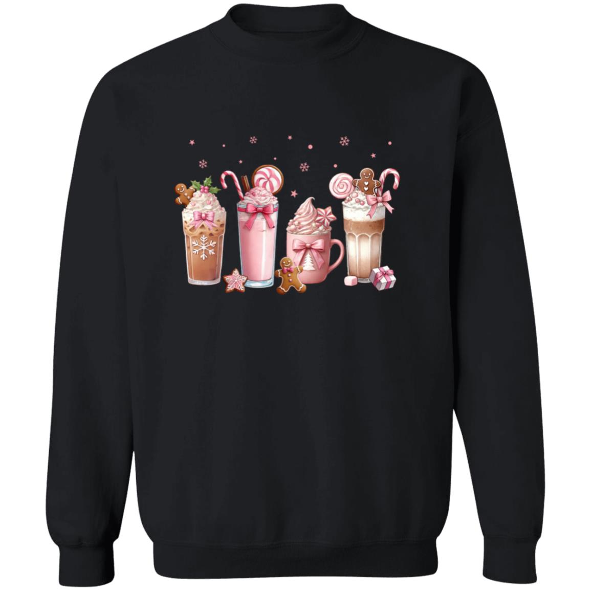 Christmas Coffee Pink Coquette Bow