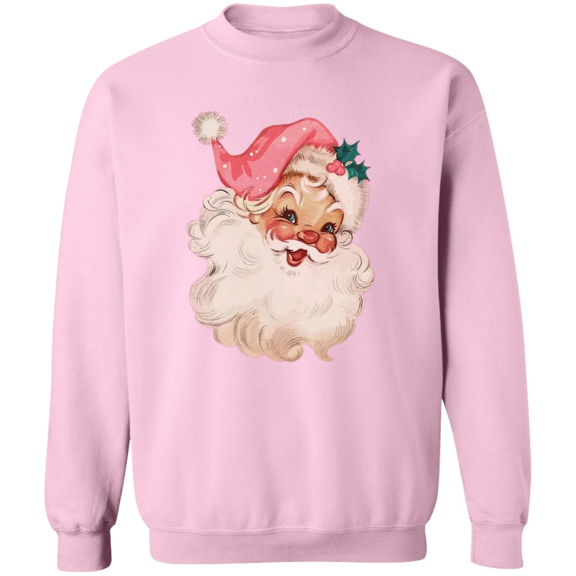 Pink Santa Retro Christmas