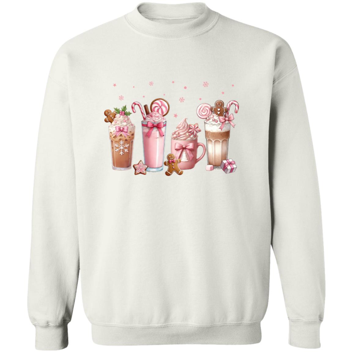 Christmas Coffee Pink Coquette Bow