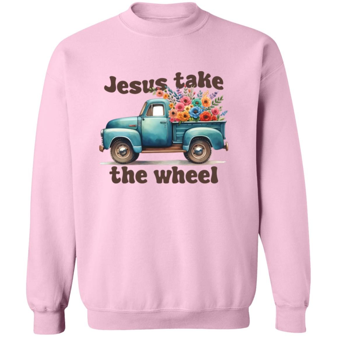 Jesus Take The Wheel Truck Sweatshirt