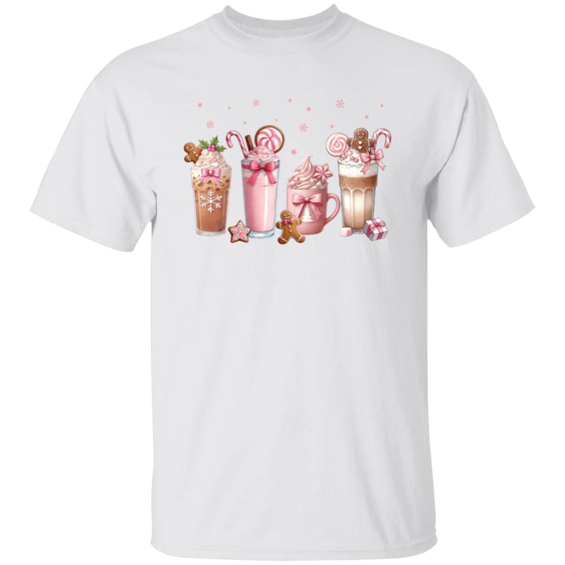 Christmas Coffee Pink Coquette Bow