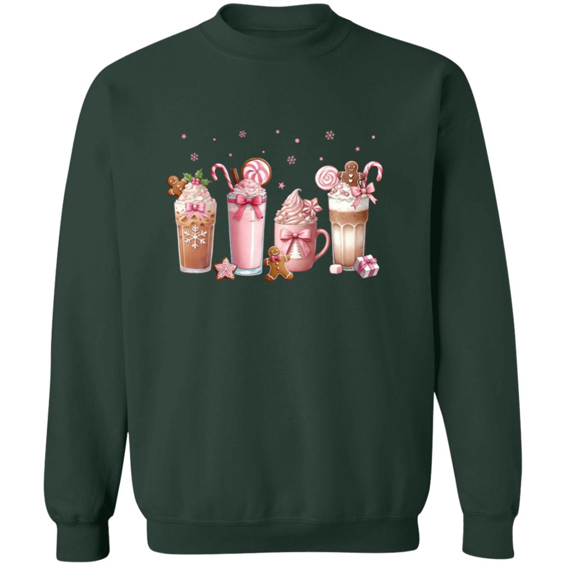 Christmas Coffee Pink Coquette Bow
