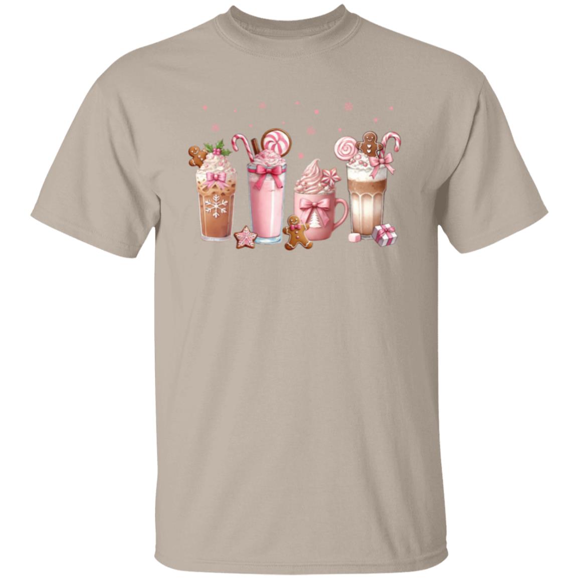 Christmas Coffee Pink Coquette Bow
