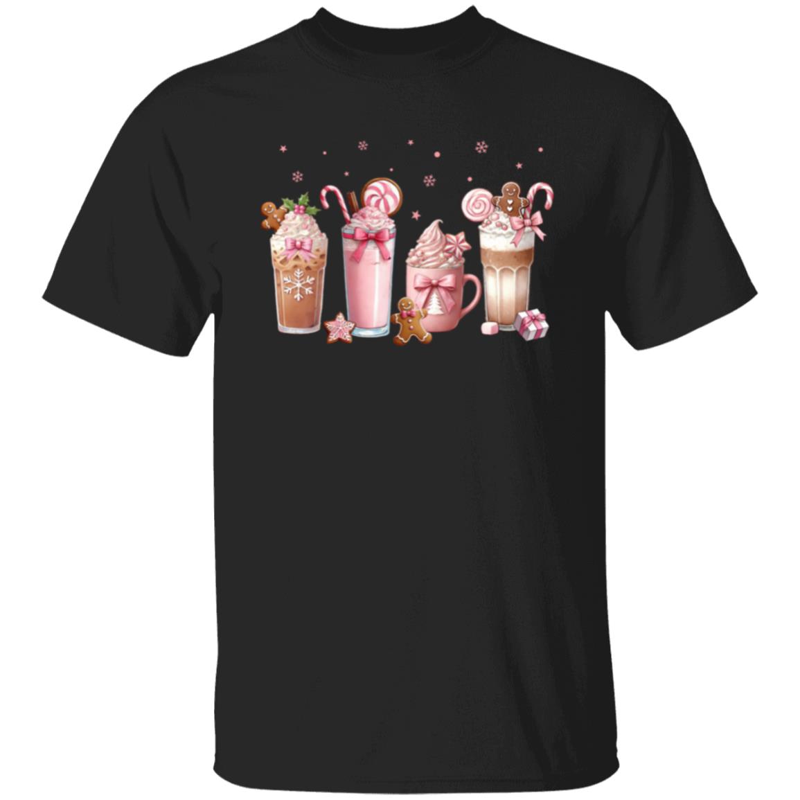 Christmas Coffee Pink Coquette Bow