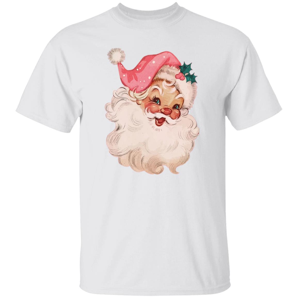 Pink Santa Retro Christmas