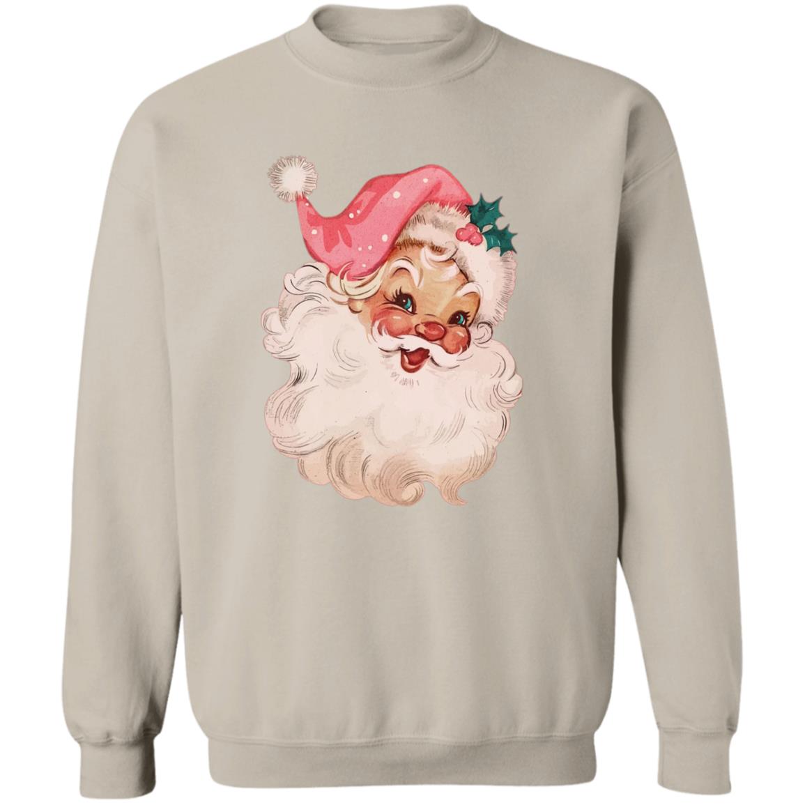 Pink Santa Retro Christmas