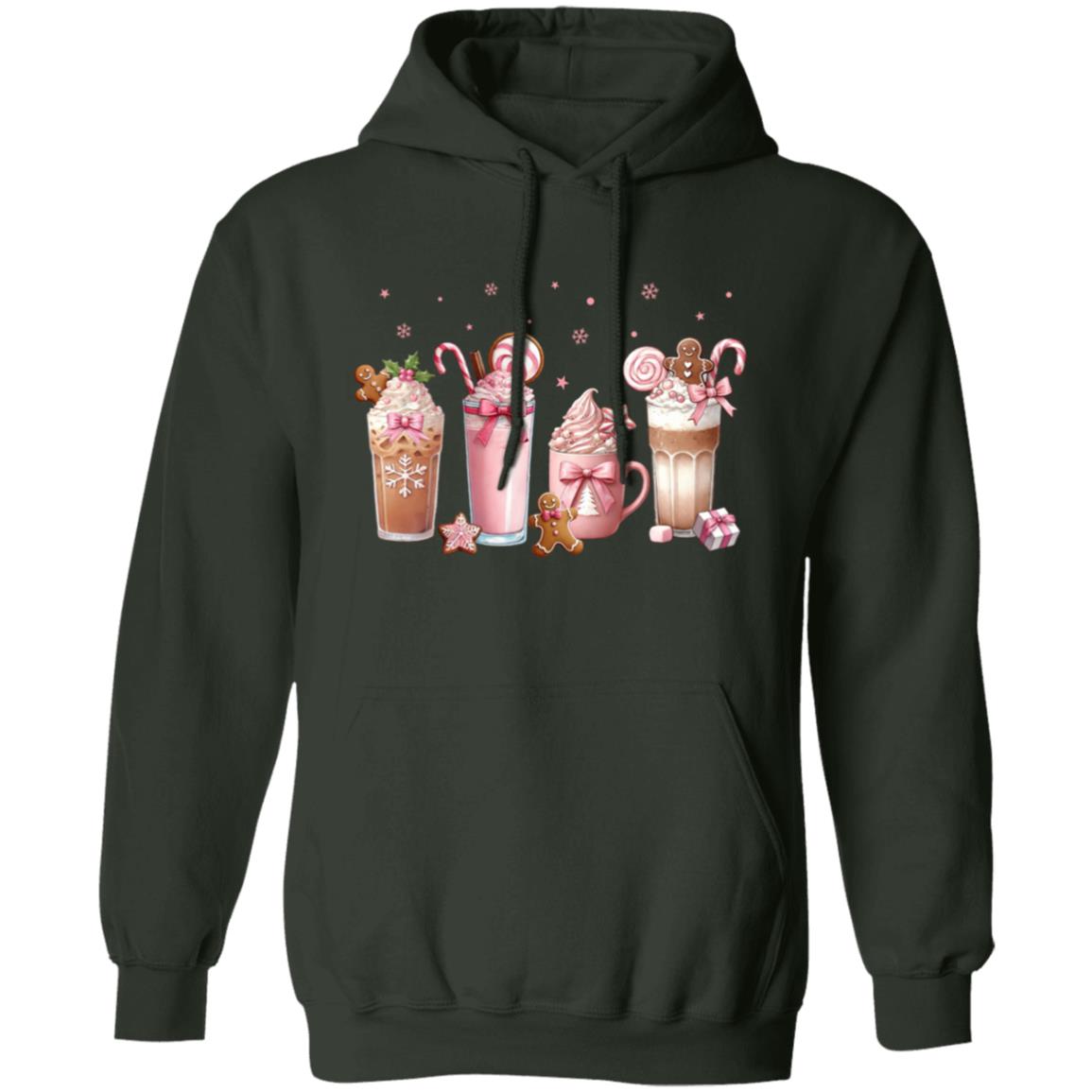 Christmas Coffee Pink Coquette Bow