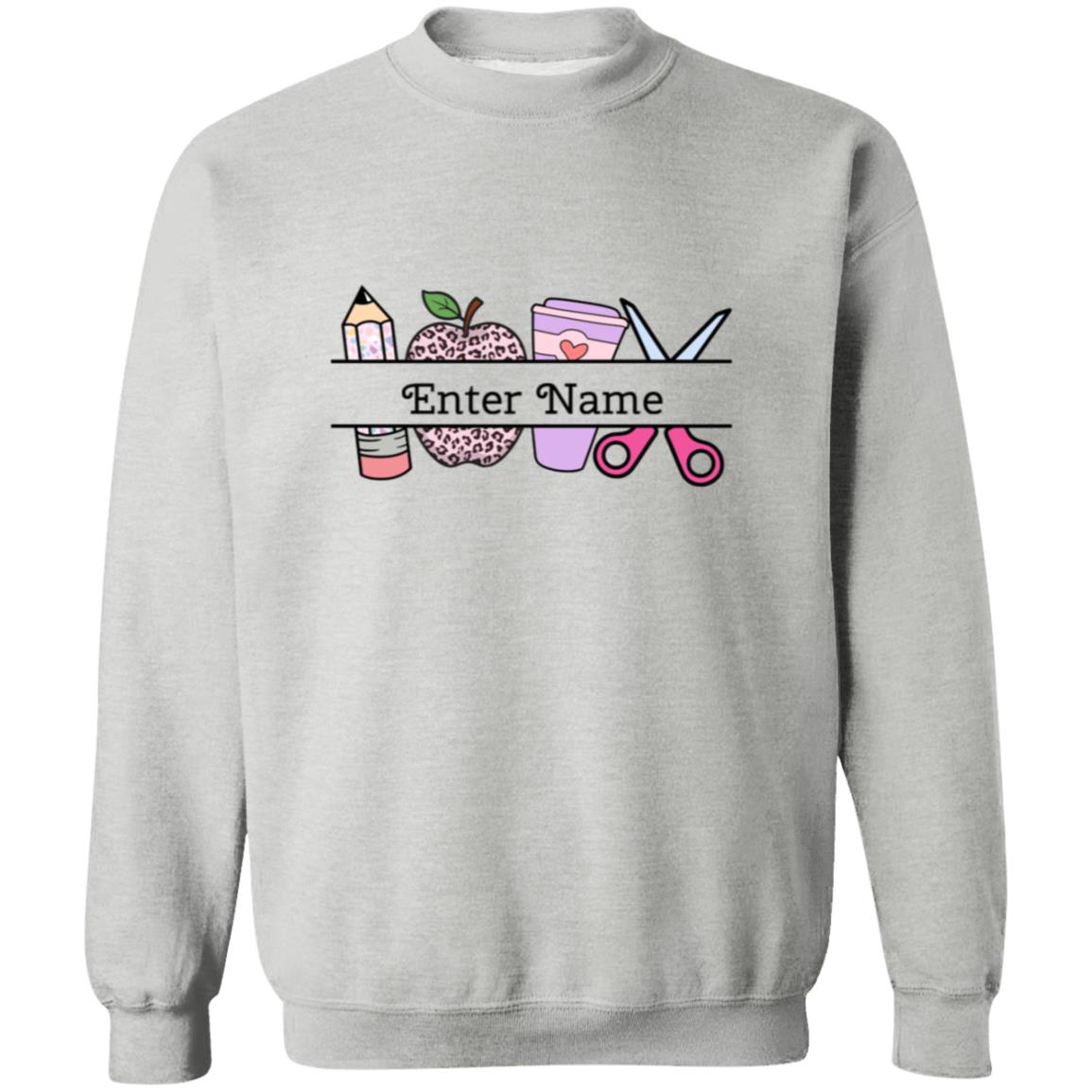 Personalized Teacher Name Apparel