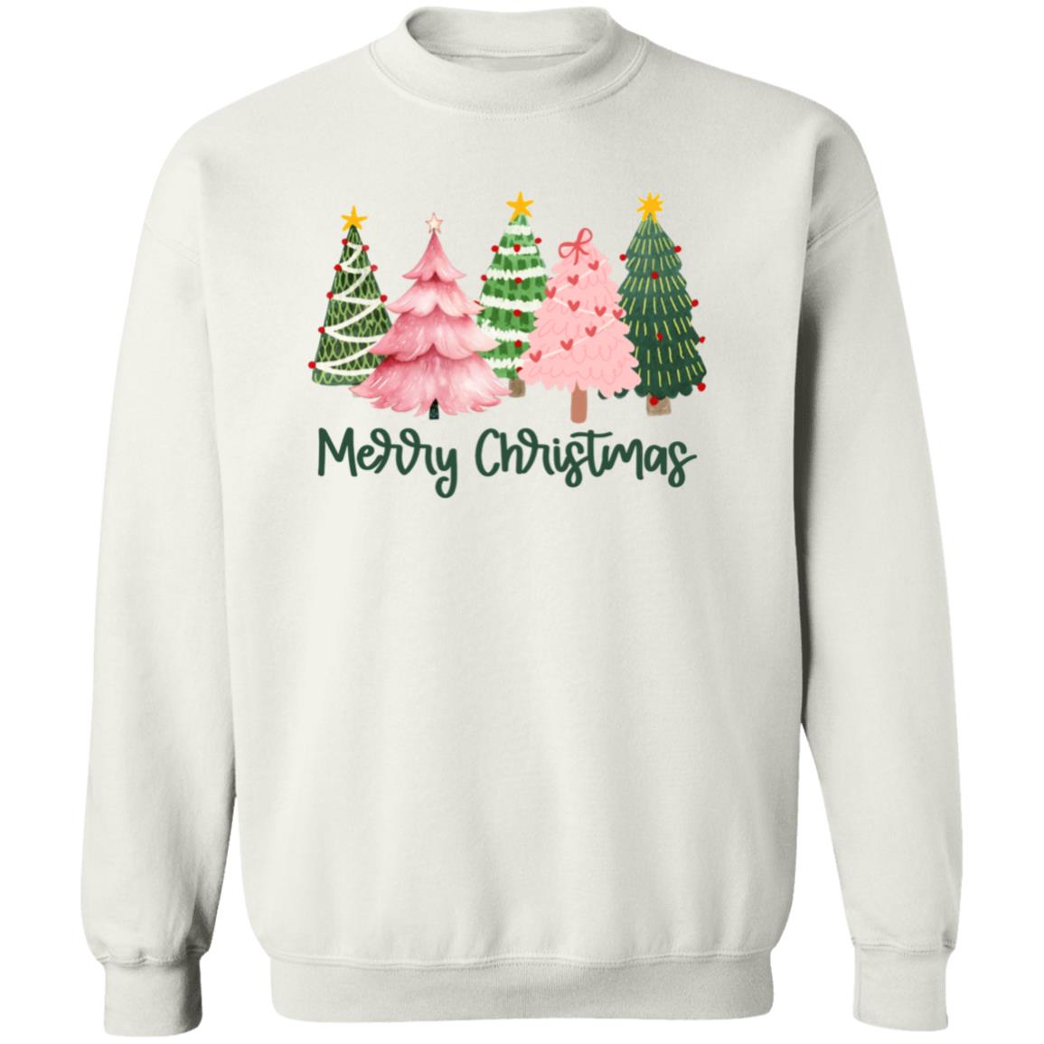 Merry Christmas Trees Pink Christmas