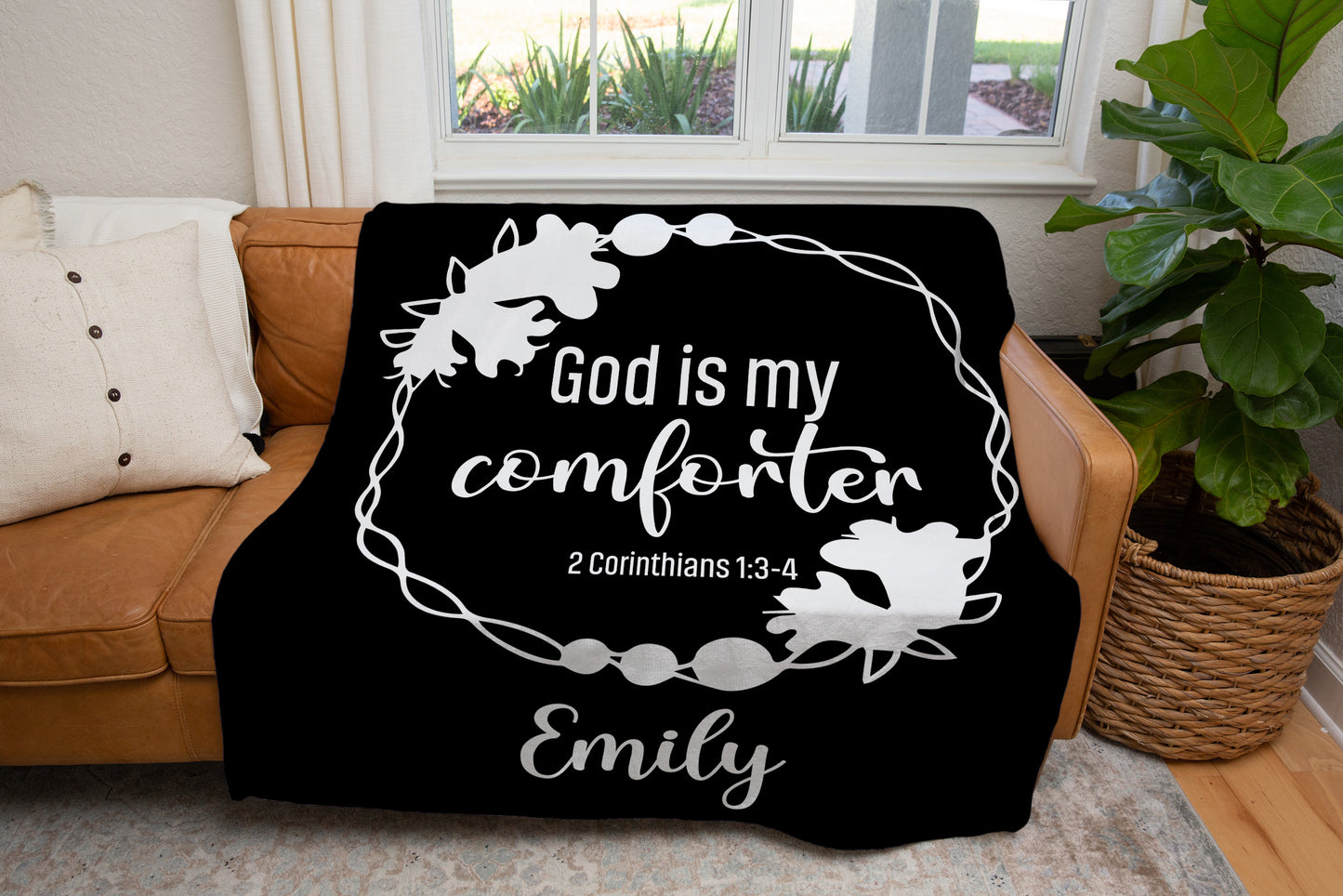 God Is My Comforter Blanket