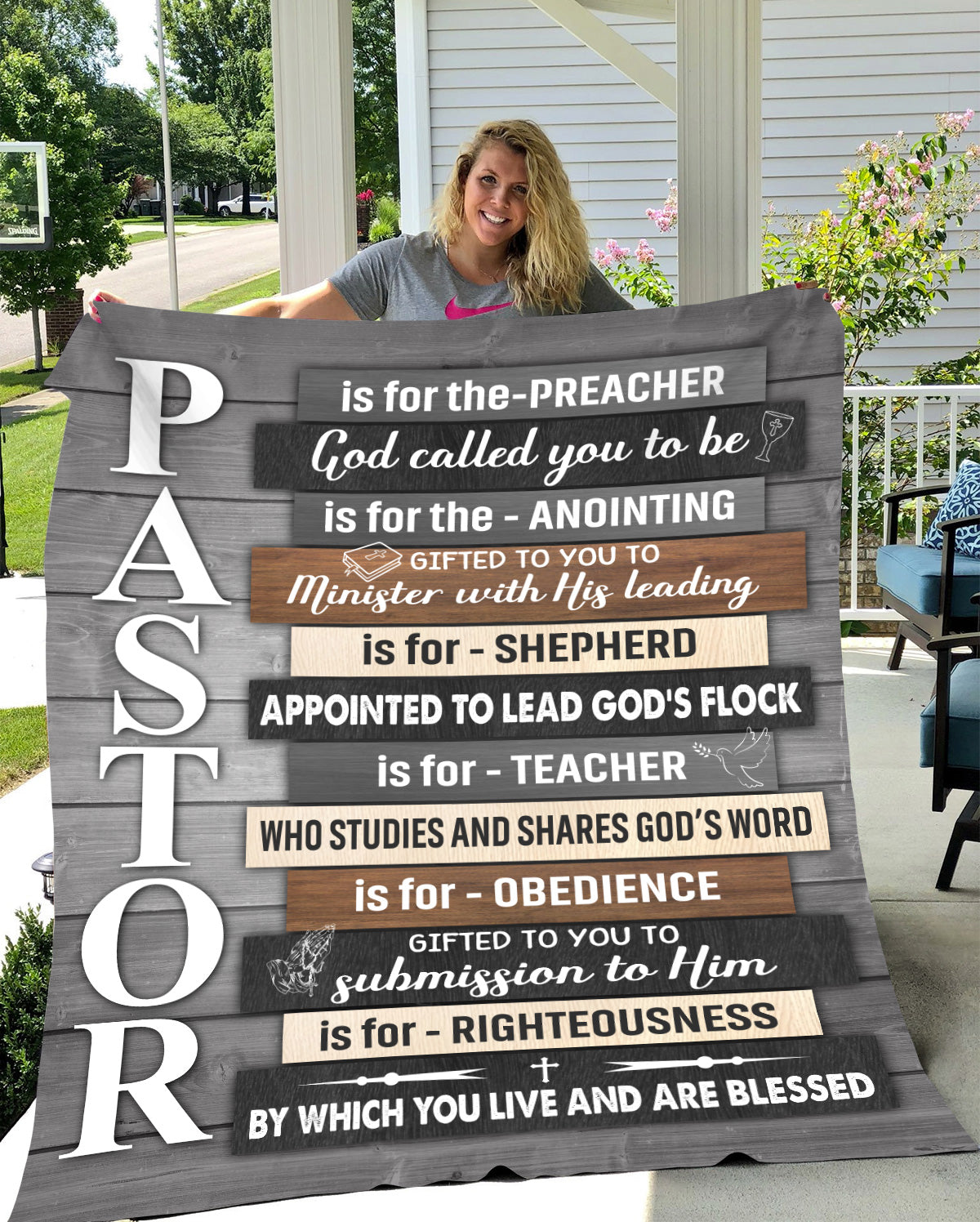 Pastor | For the Preacher Blanket