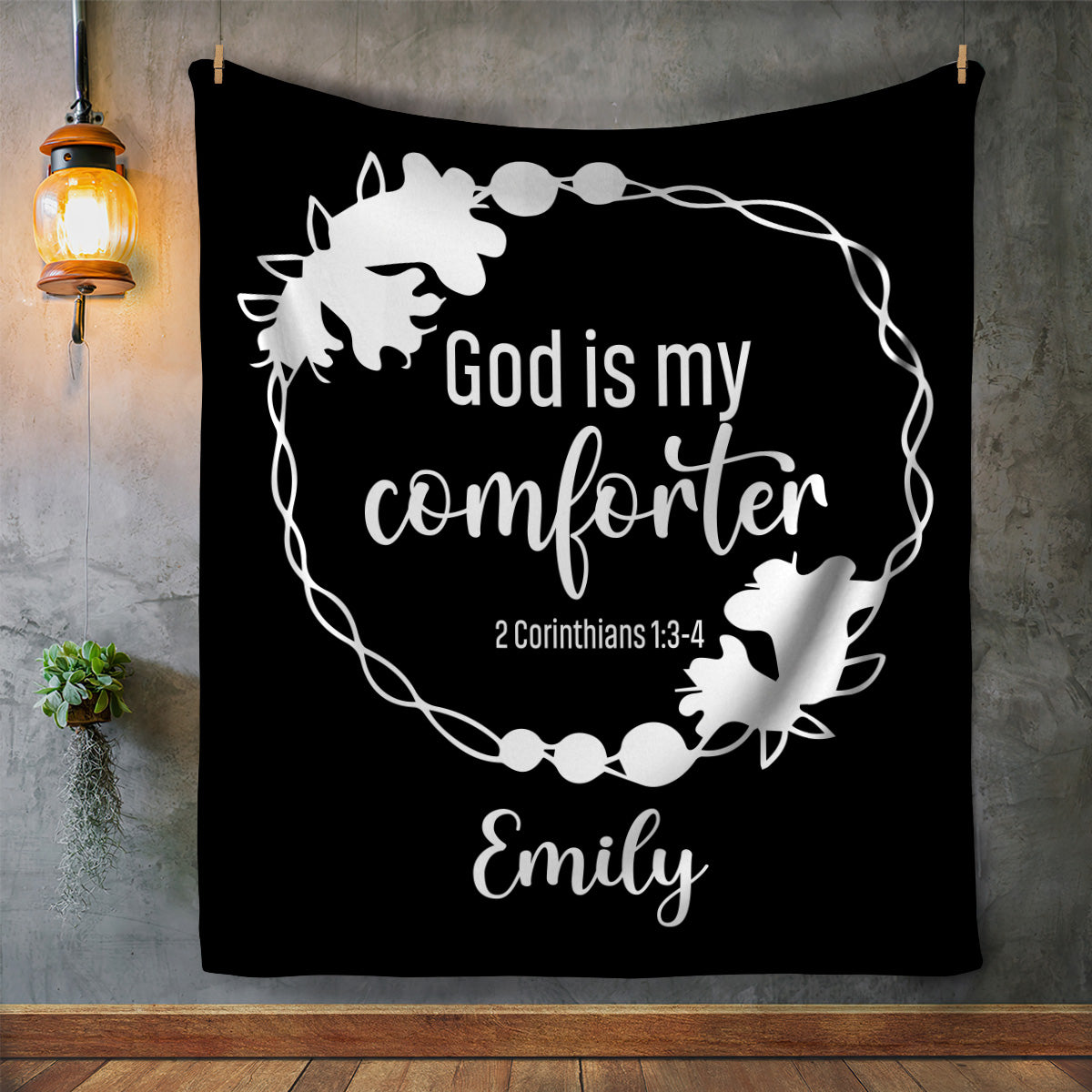 God Is My Comforter Blanket