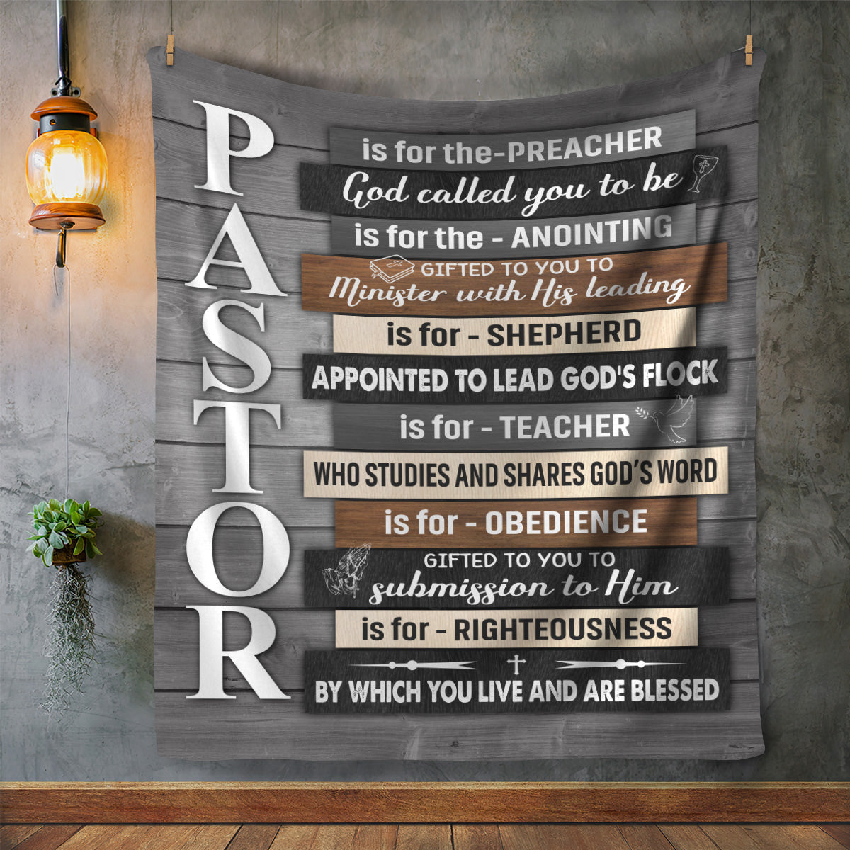 Pastor | For the Preacher Blanket
