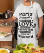 Mom's Cooking With Love Apron