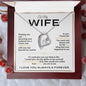 To My Wife - Forever Love Necklace Gift