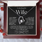 To My Beautiful Wife | Forever Love Necklace-BW1