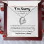 I'm Sorry For Hurting You | Forever Love Necklace