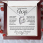 To My Beautiful Wife | Forever Love Necklace-WB