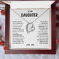 TO MY DAUGHTER | Forever Love Necklace | WB