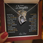 To My Daughter | Never Feel | Forever Love Necklace