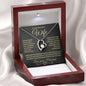 To My Beautiful Wife | Forever Love Necklace- BG