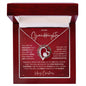 To My Granddaughter | Merry Christmas | Forever Love Necklace