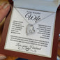 To My Beautiful Wife | Forever Love Necklace-WB